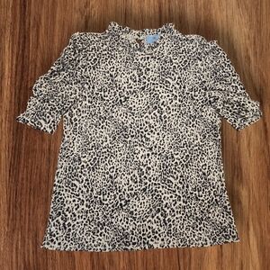 Nordstrom CeCe Animal Print Blouse